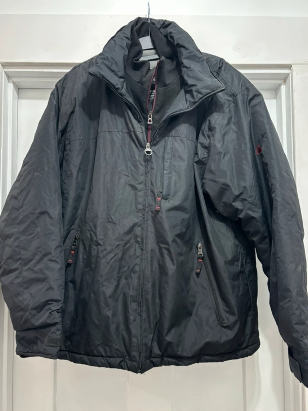 Men's Black Quilted Insulated Puffer Jacket